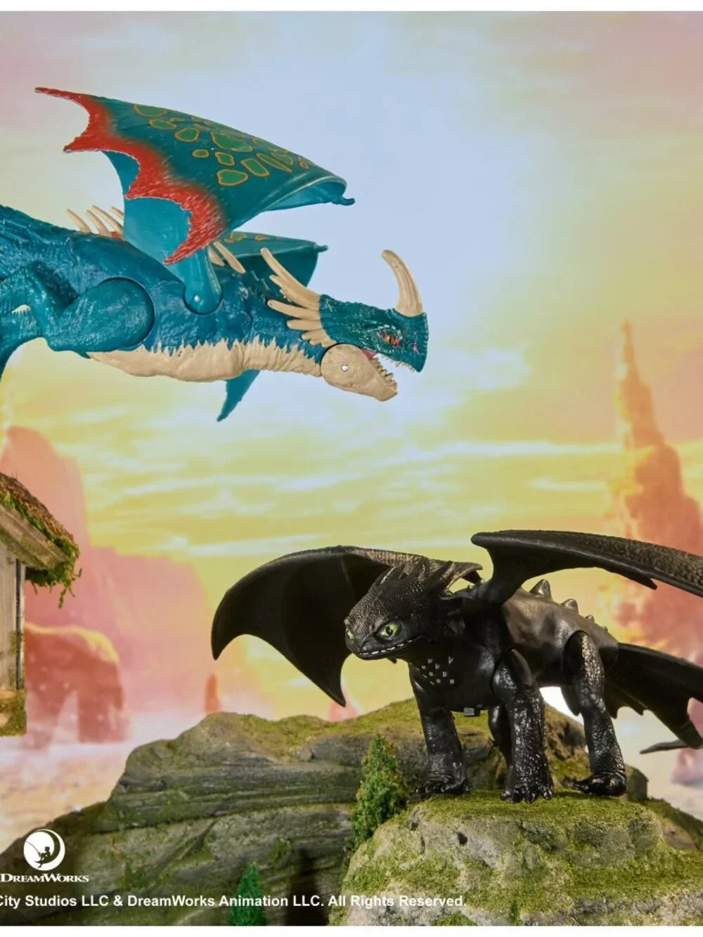 How To Train Your Dragon Battle Dragons Fire Blast Deadly Nadder 10” Dream Works